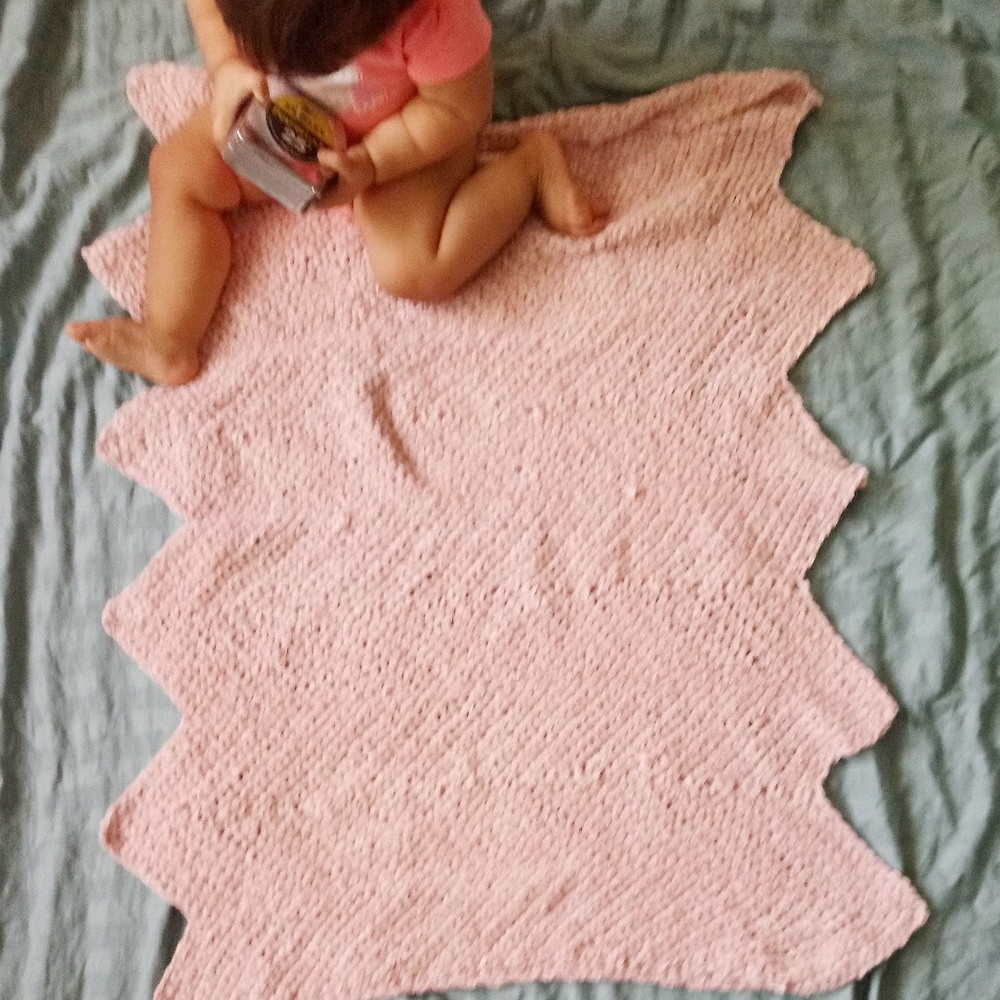 Velvet baby blanket